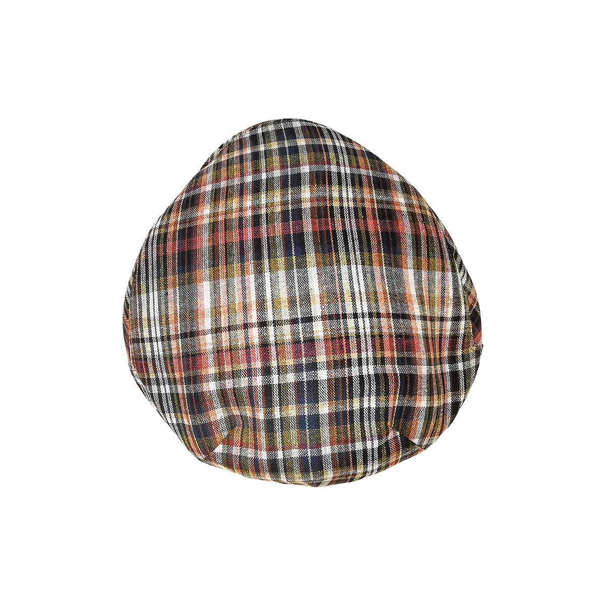 doria-1905-hobo-coppola-piatta-seta-tartan-oliva image 4
