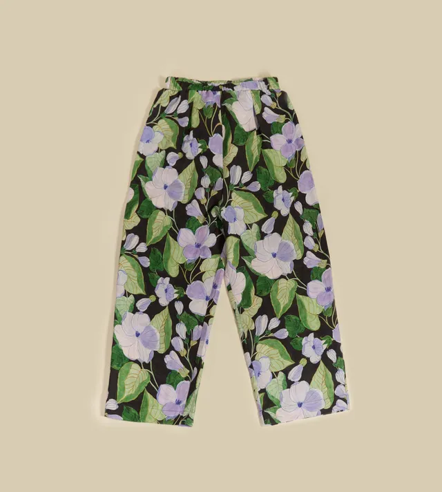 mantero-1902-flow-pantalone-crop-unisex-a-gamba-larga image 1
