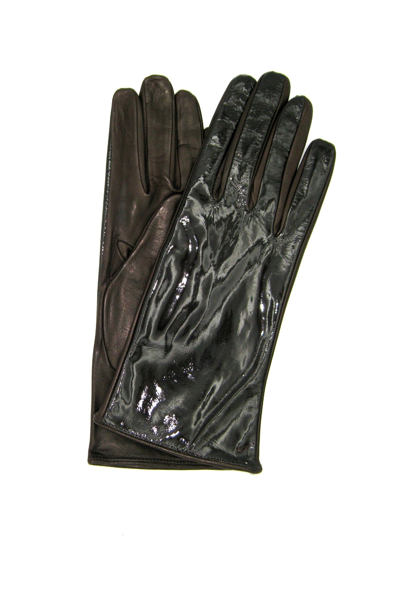 sermoneta-gloves-guanto-in-nappa-2bt-foderato-seta-con-dorso-in-vernice-t-moro image 1