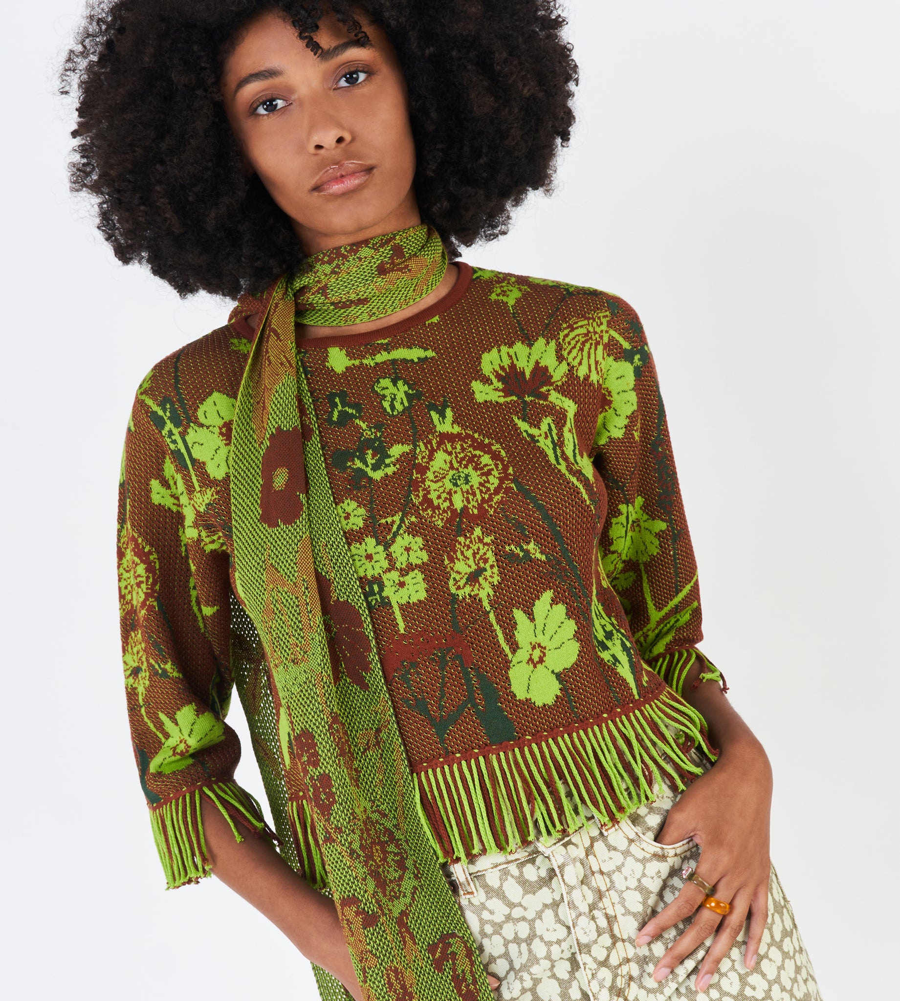 mantero-1902-lollipop-sciarpa-jacquard-in-cotone-15x220-cm image 2