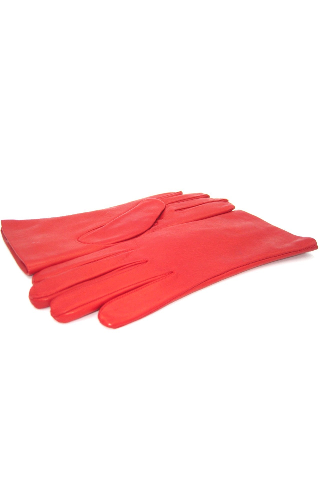 sermoneta-gloves-guanto-classico-in-nappa-foderato-lapin-rosso image 3