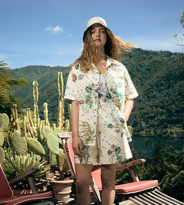 mantero-1902-ginny-bermuda-shorts-vita-elasticizzata image 1