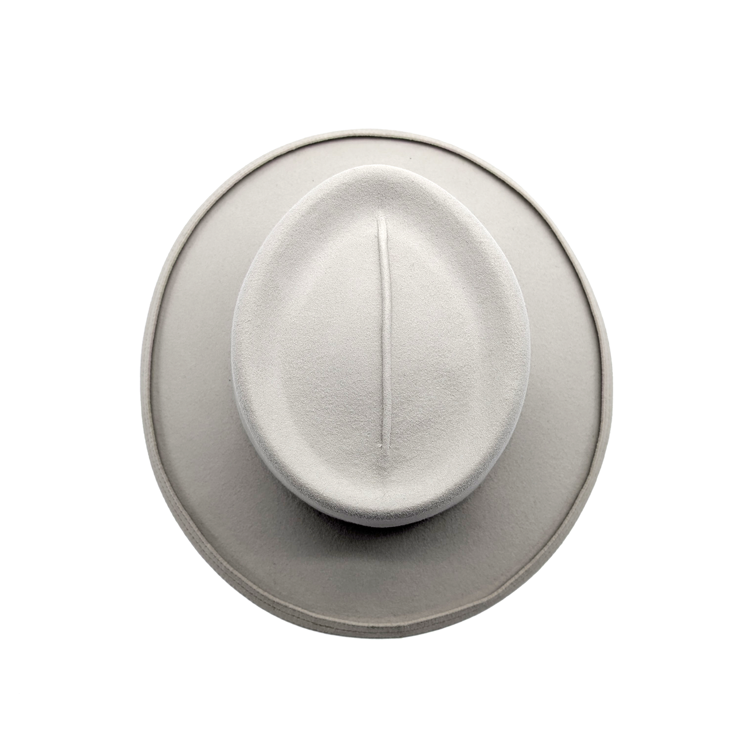doria-1905-cappello-feltro-lapin-rasato-grigio-gesso-con-cinturino-pelle image 7