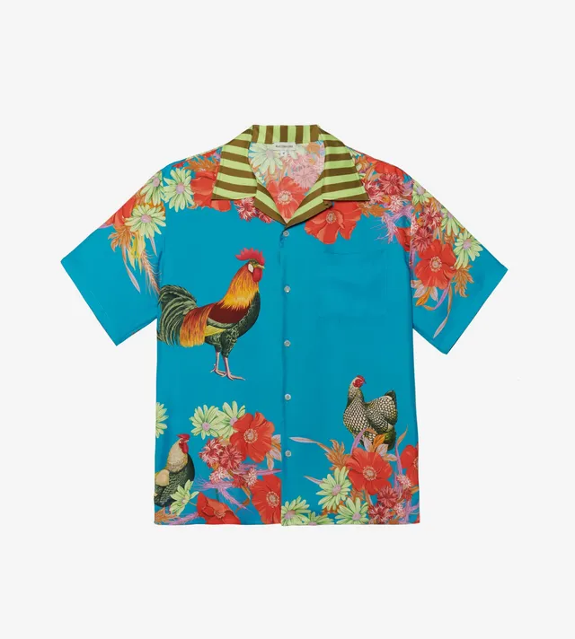mantero-1902-aloha-camicia-hawaiana-in-seta image 1