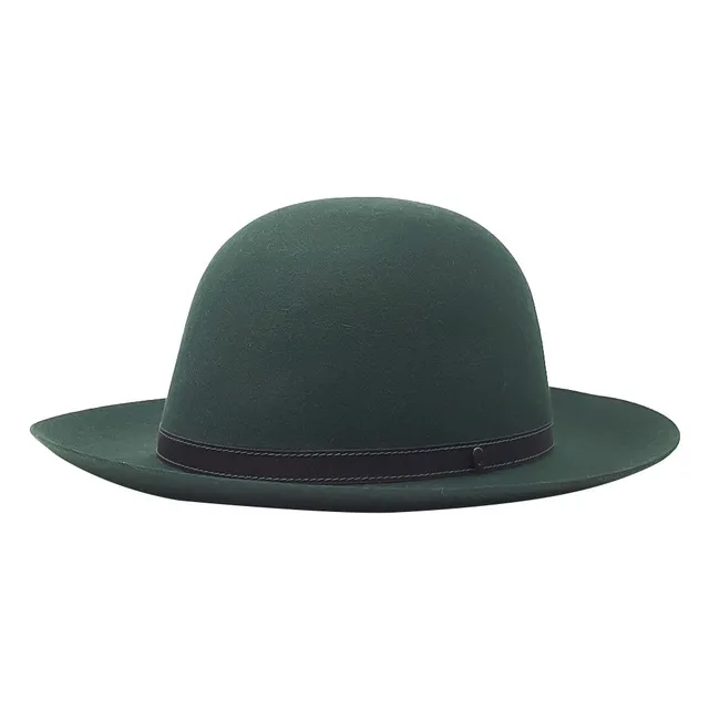 doria-1905-roller-cappello-arrotolabile-feltro-verde-abete image 1