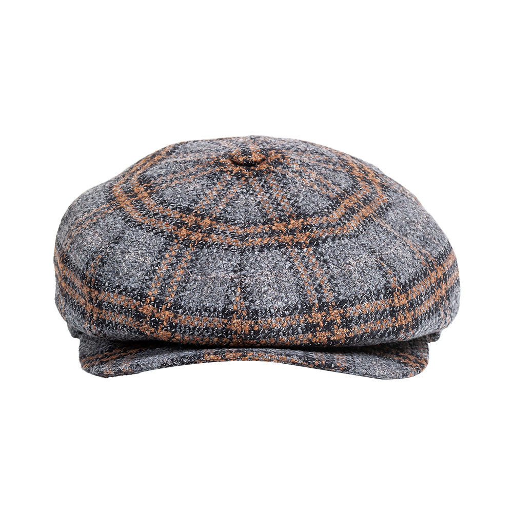 doria-1905-lord-coppola-irlandese-8-spicchi-tartan-grigio image 2