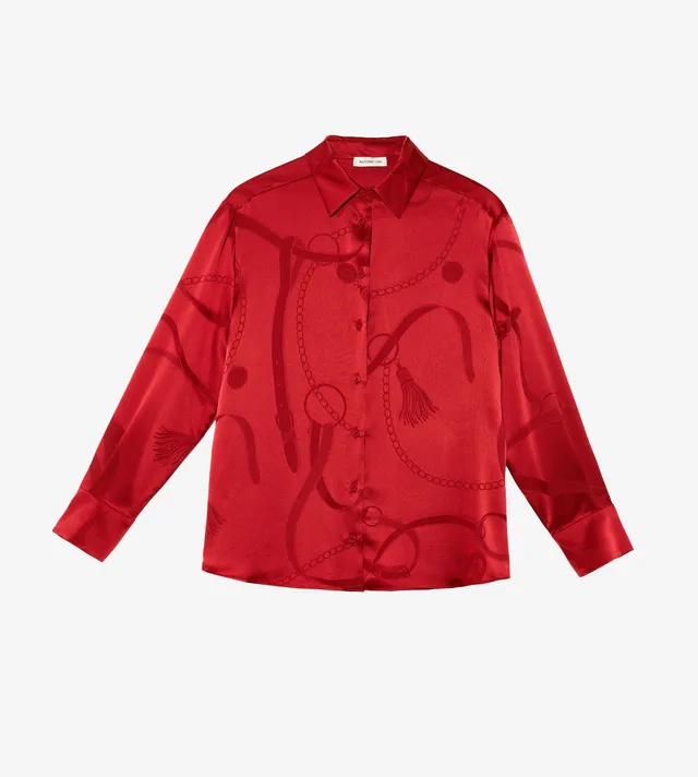 camicia-ava-essential-mantero-1902-cotone-con-bottoni-in-seta-jacquard-made-in-i image 1
