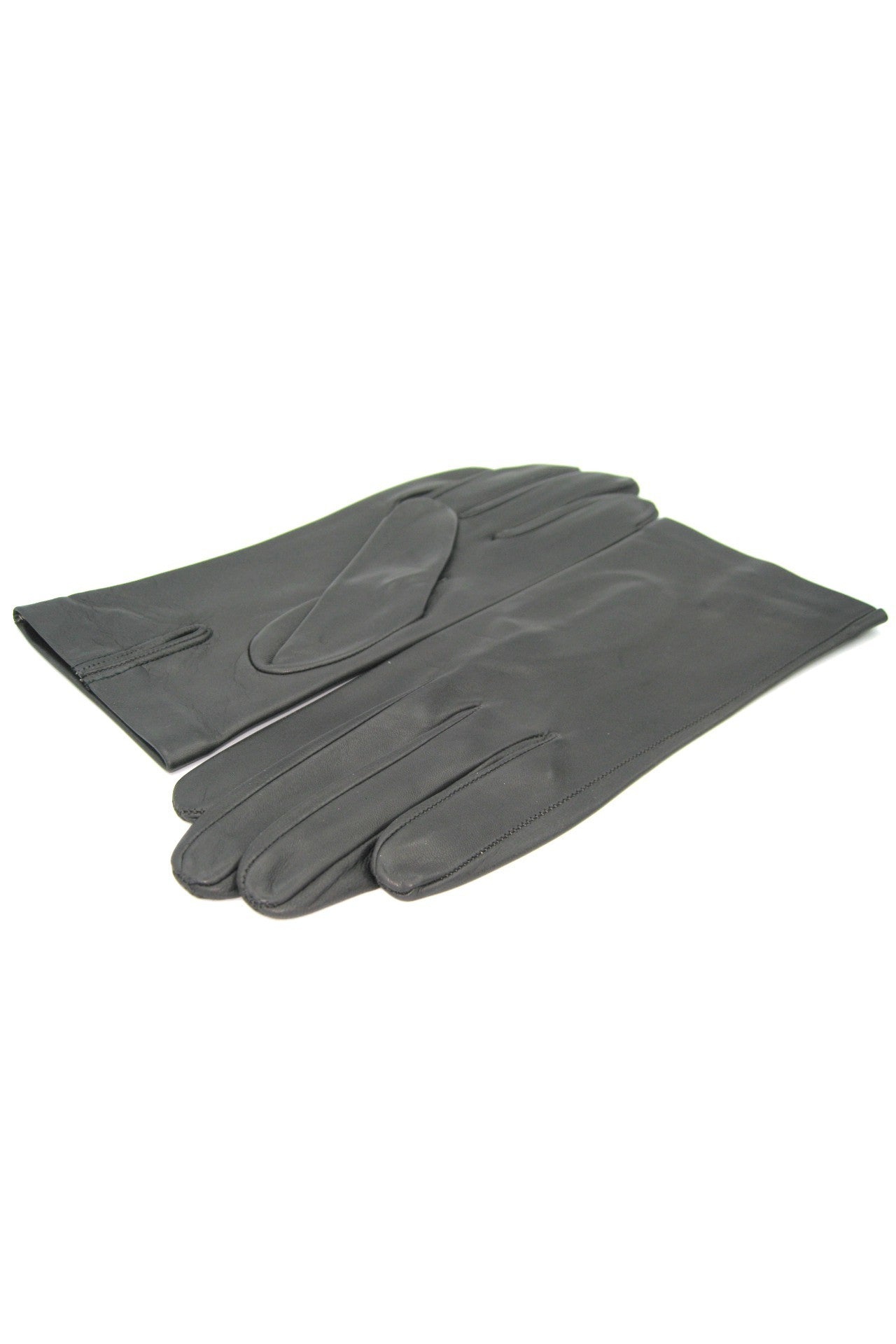 sermoneta-gloves-guanto-classico-in-nappa-foderato-di-seta-grigio-scuro-da-donna image 3