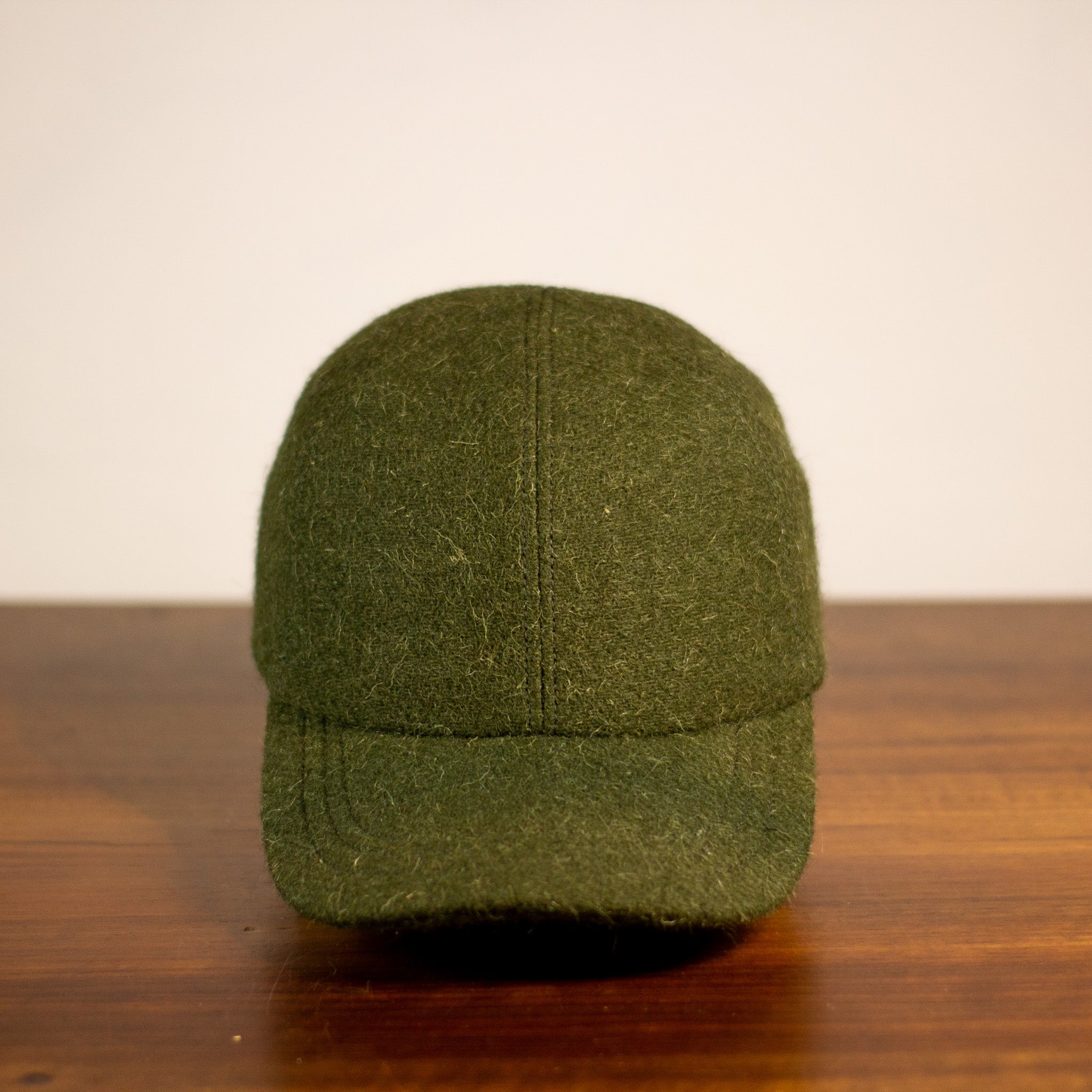 cappellificio-biellese-1935-baseball-lp-drap-di-lana-verde-aw25 image 2