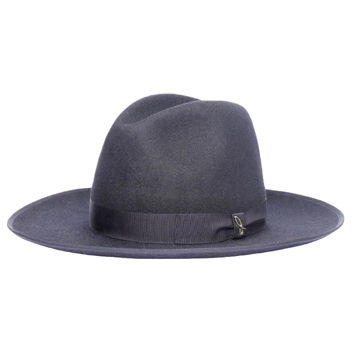 doria-1905-vittorio-fedora-feltro-lapin-rasato-grigio image 1