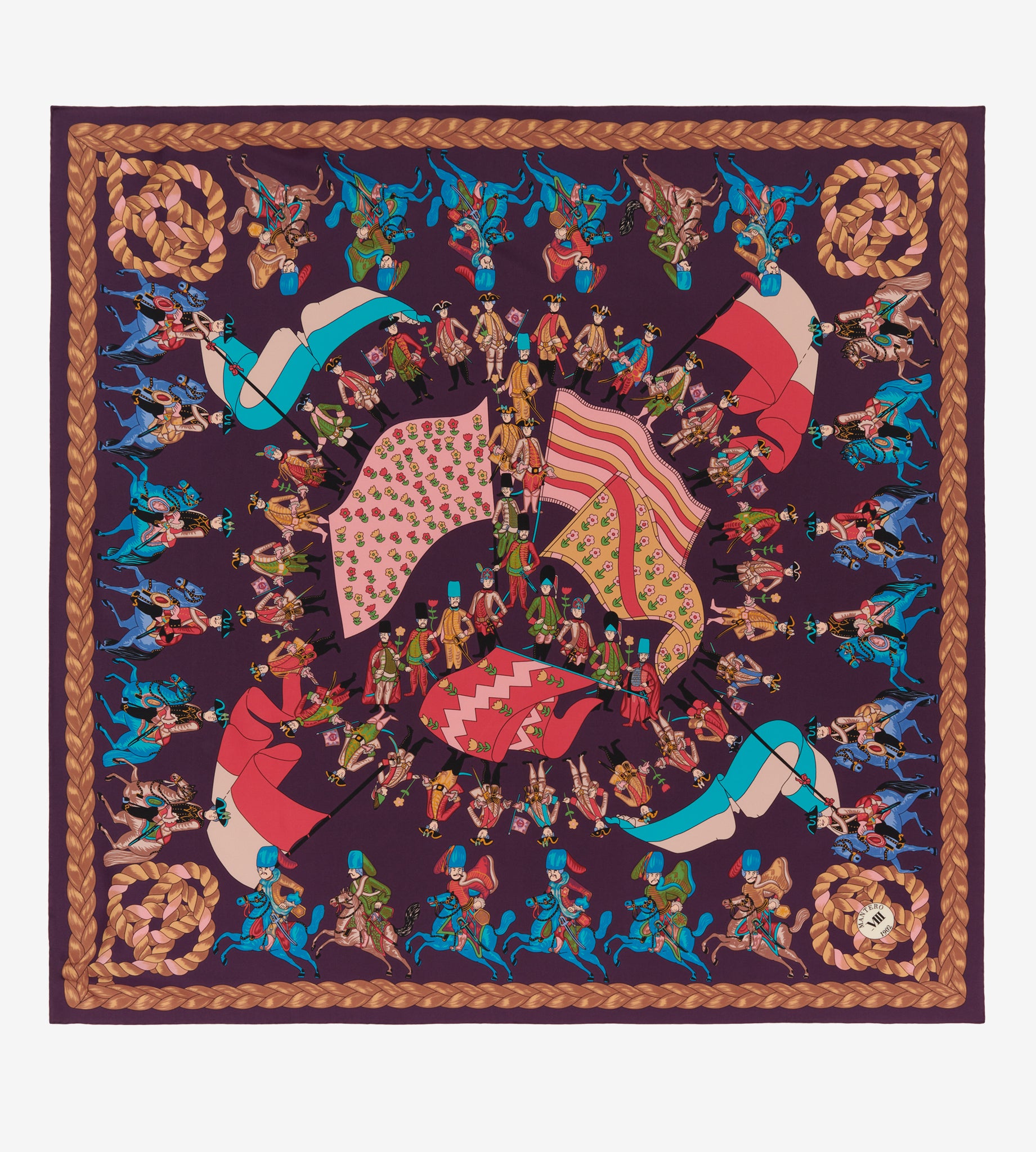 mantero-1902-archivio-n-51-risiko-classic-carr-90x90-cm-2 image 1