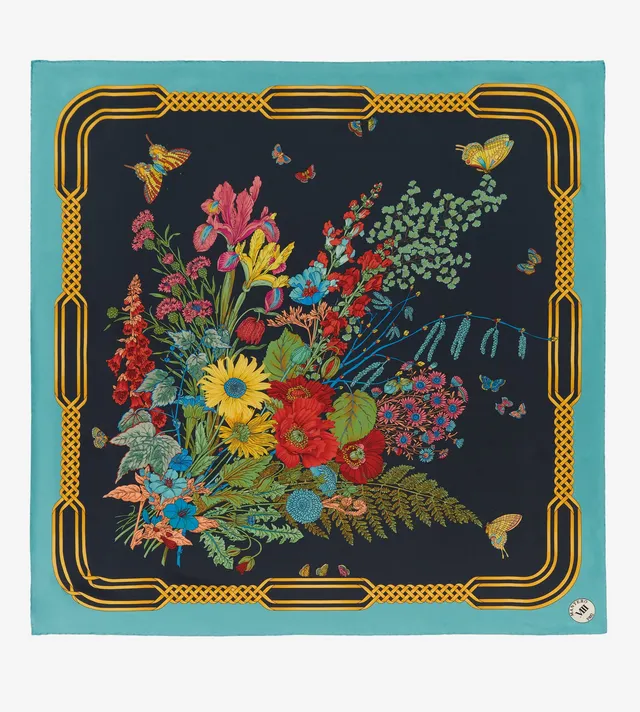 mantero-1902-archivio-n-50-bouquet-classic-carr-90x90-cm-4 image 1