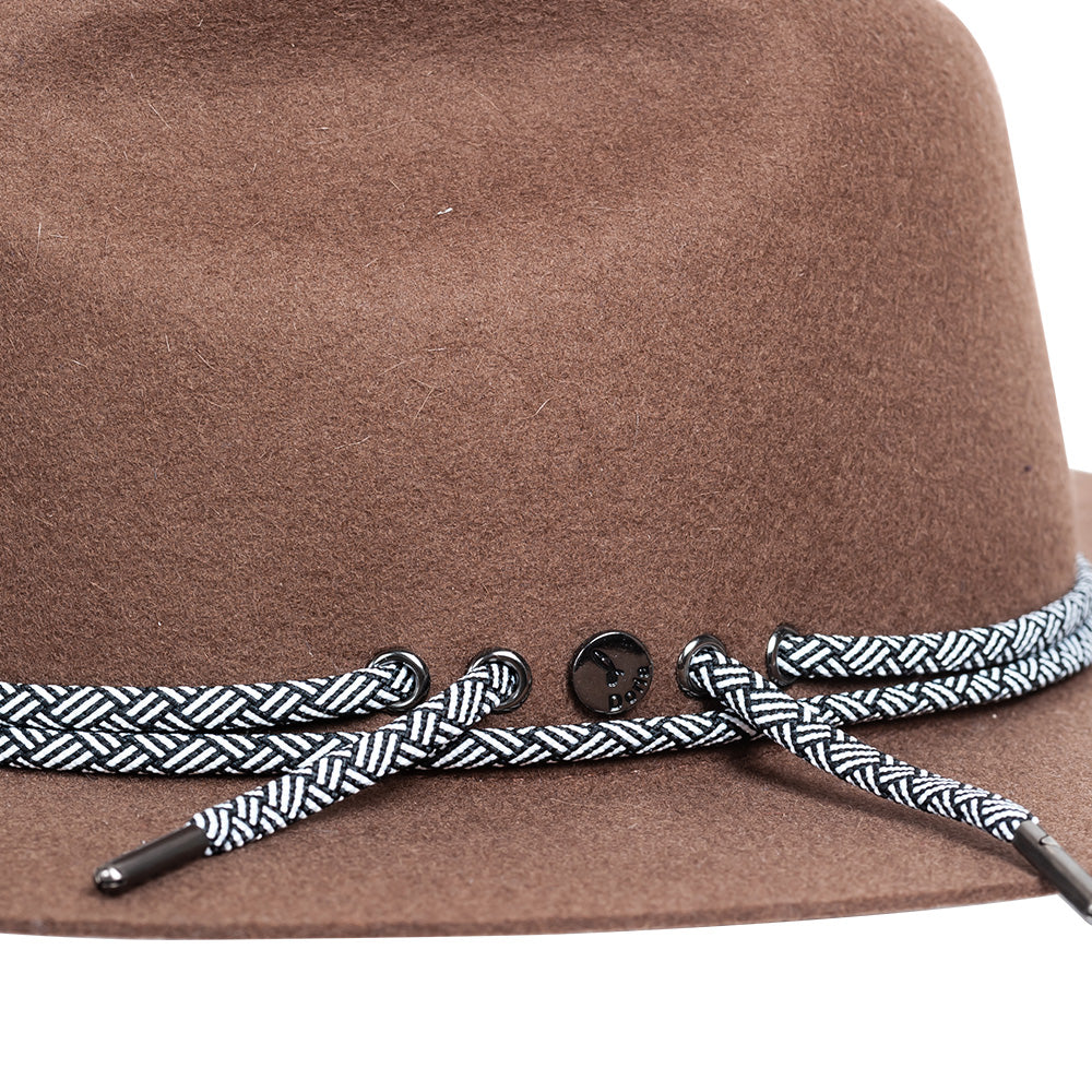 doria-1905-clint-cappello-fedora-in-feltro-di-lana-con-cinta-laccio image 2