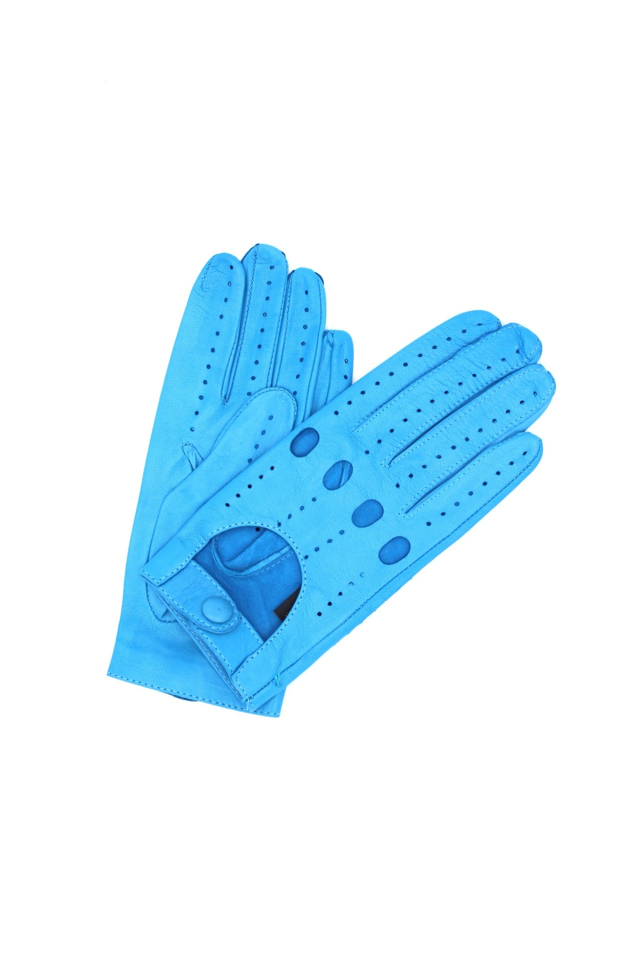 sermoneta-gloves-guanto-guida-sfoderato-dita-intere-2bt-turchese-in-nappa image 1