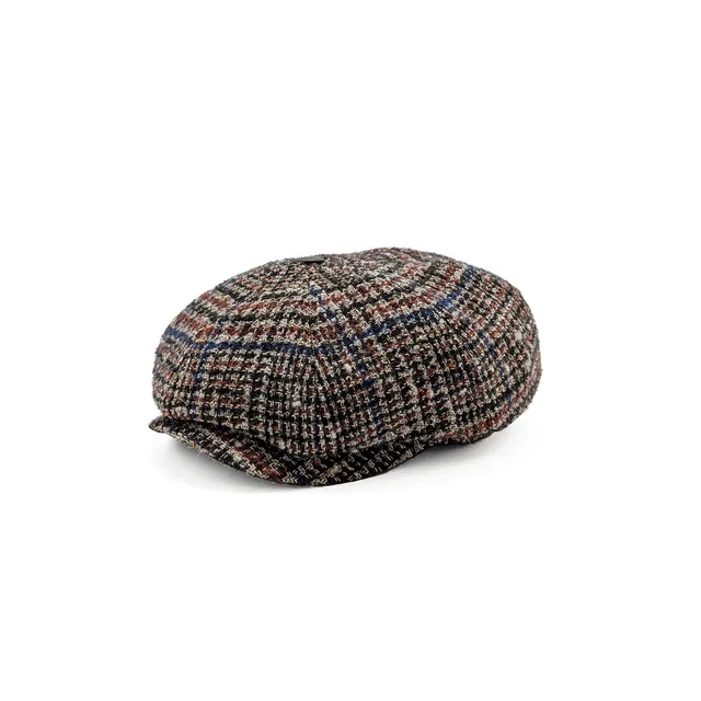 doria-1905-berretto-gatsby-a-spicchi-in-tweed-principe-di-galles-ferla image 1