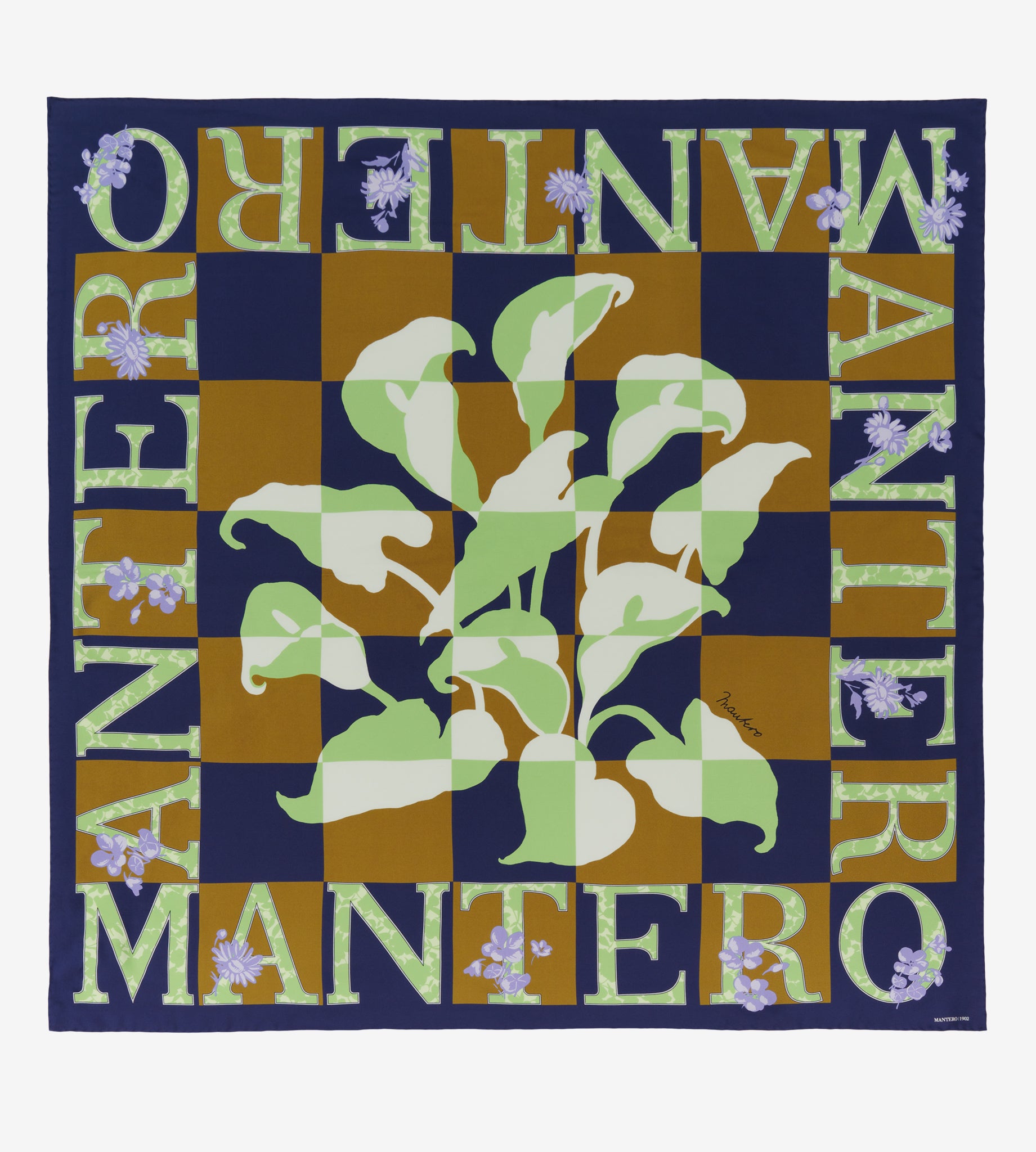 mantero-1902-the-queen-s-gambit-carr-classico-90x90-cm image 1