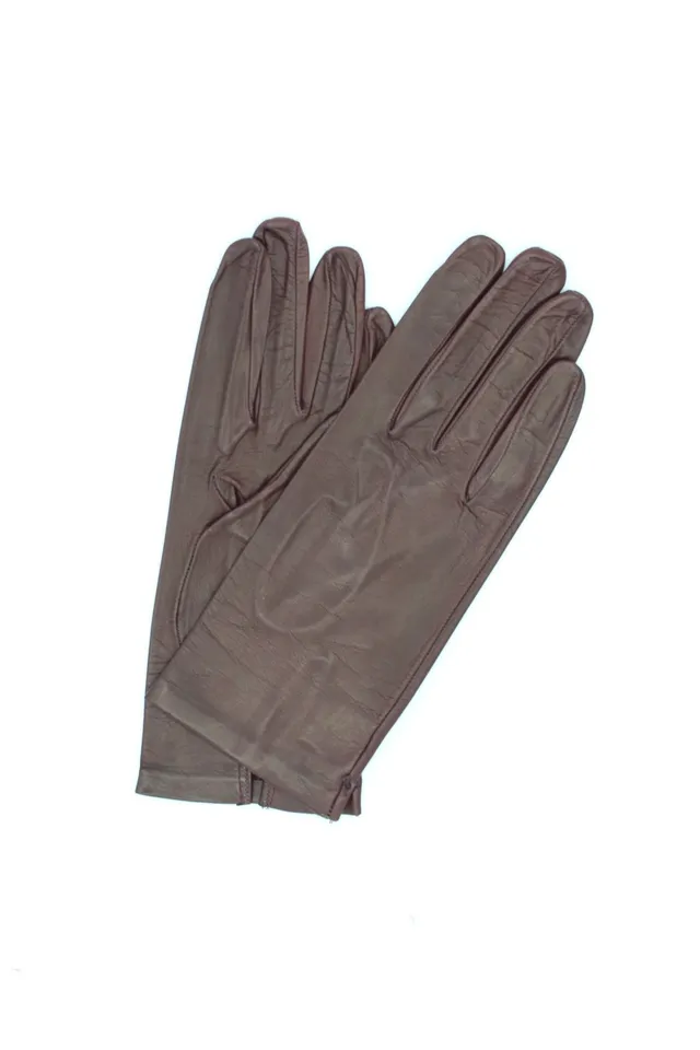 sermoneta-gloves-guanto-in-nappa-sfoderato-lungo-al-polso-bordeaux image 1