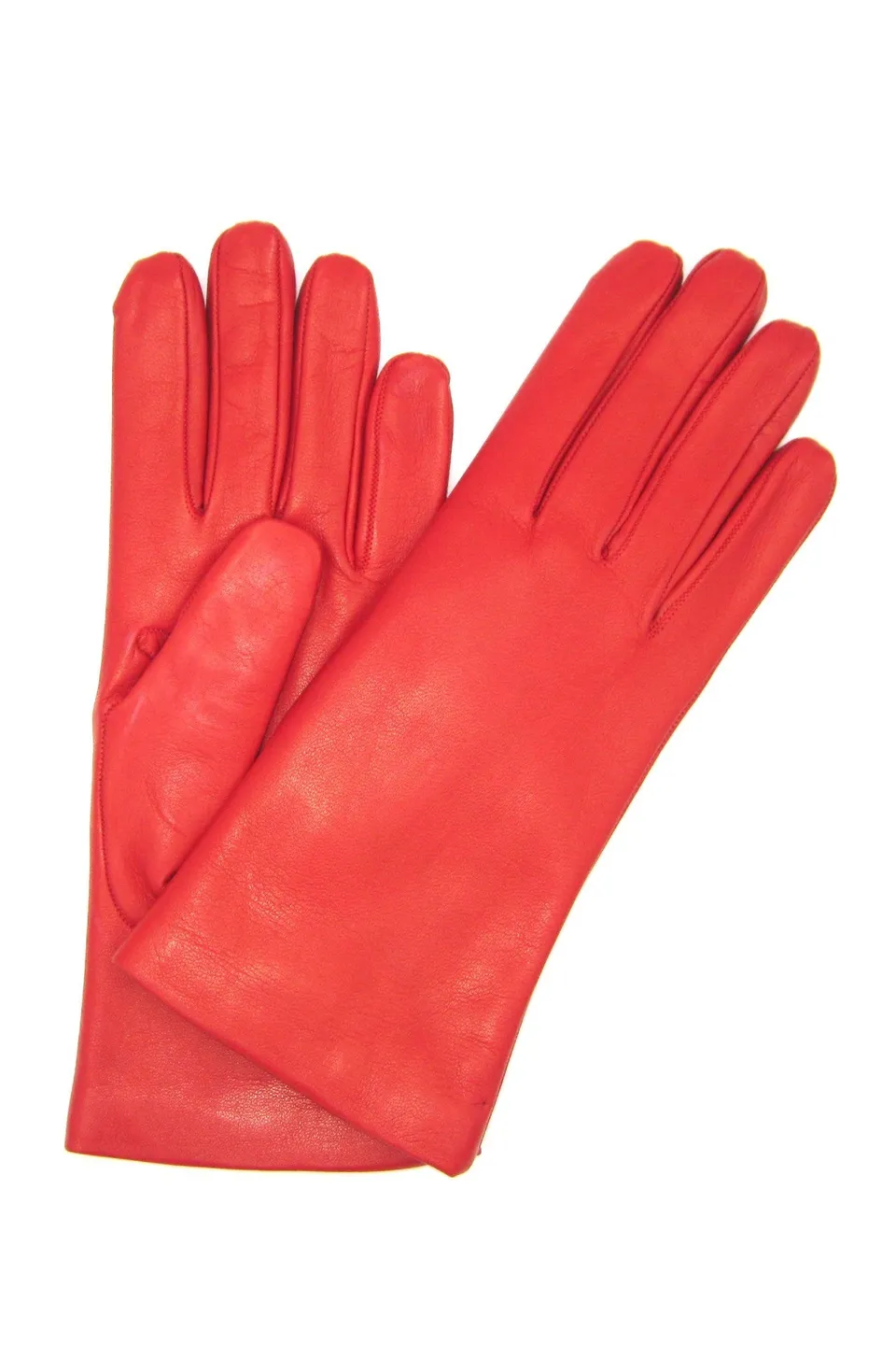 sermoneta-gloves-guanto-classico-in-nappa-foderato-lapin-rosso image 1
