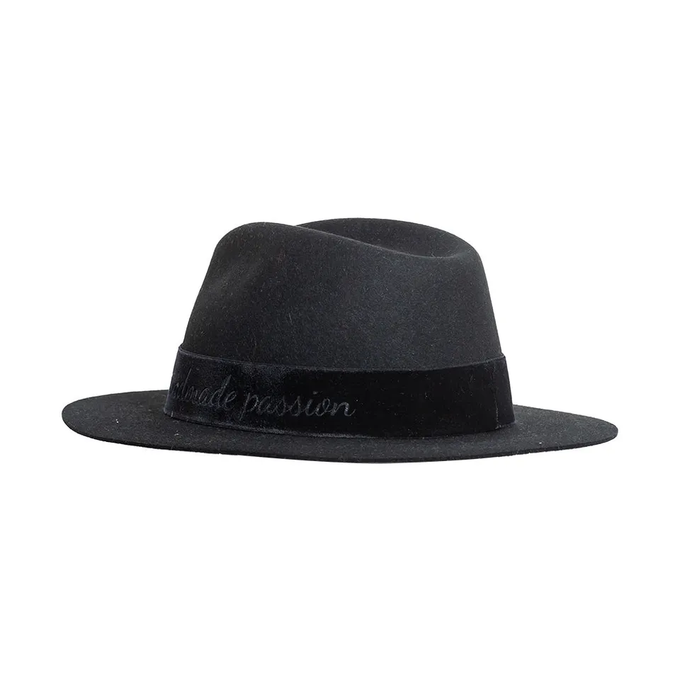 doria-1905-delano-cappello-drop-in-feltro-di-lapin-rasato-nero-con-cinta-velluto image 1