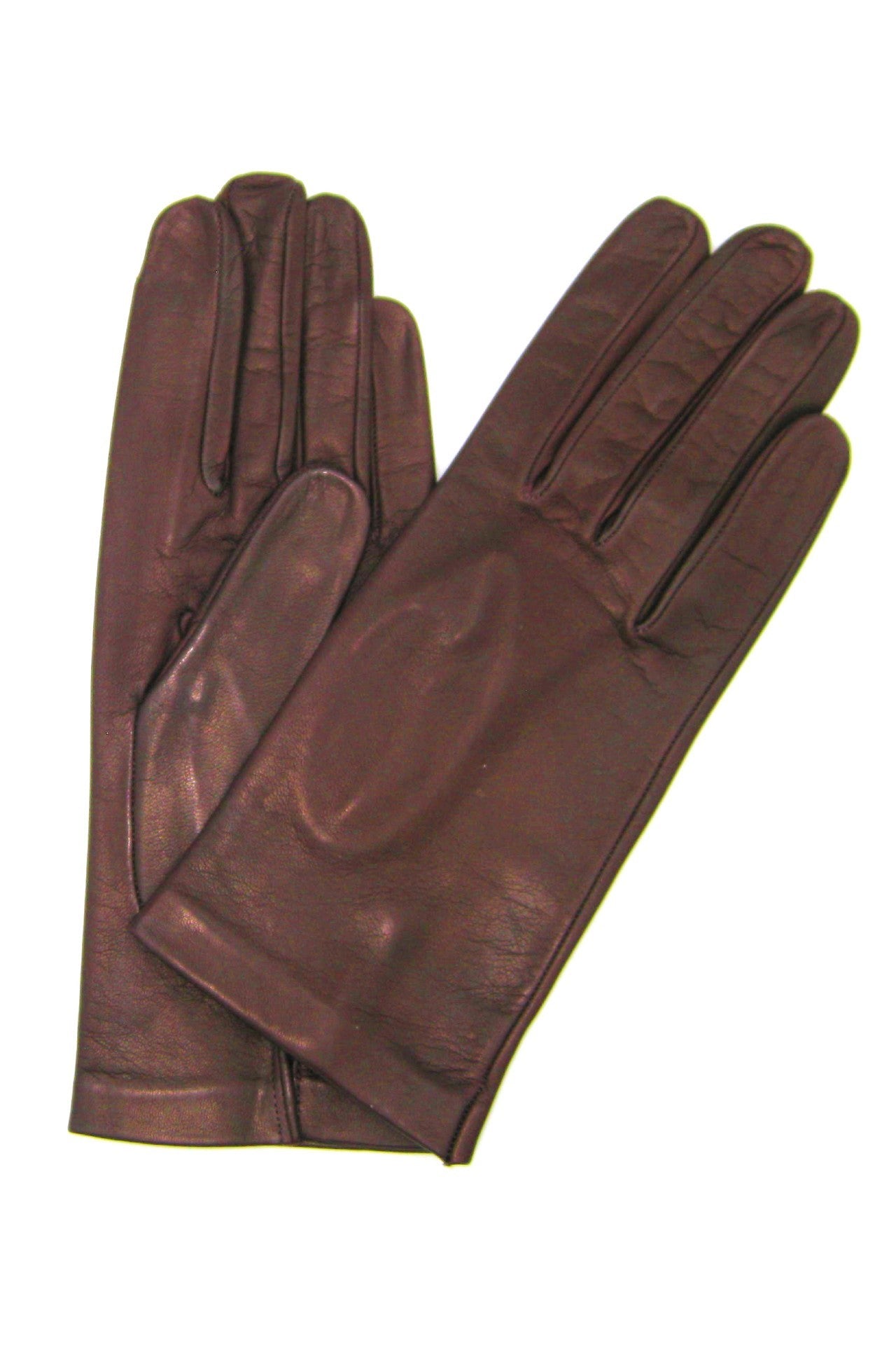 sermoneta-gloves-guanto-classico-in-nappa-foderato-di-seta-bordeaux-da-donna image 1