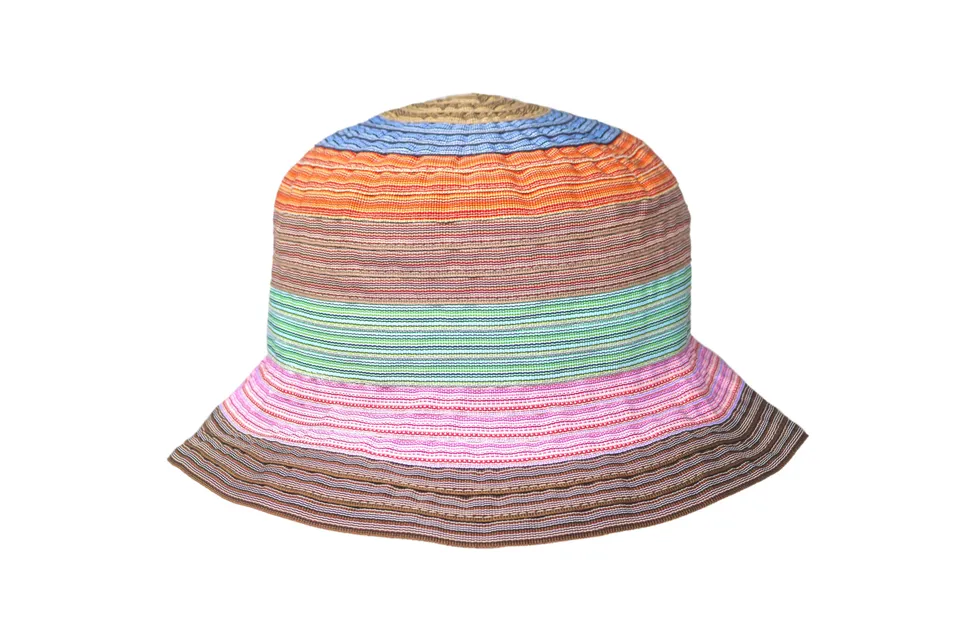 grevi-novella-cappello-estivo-in-nastro-patchwork-ultraleggero image 1