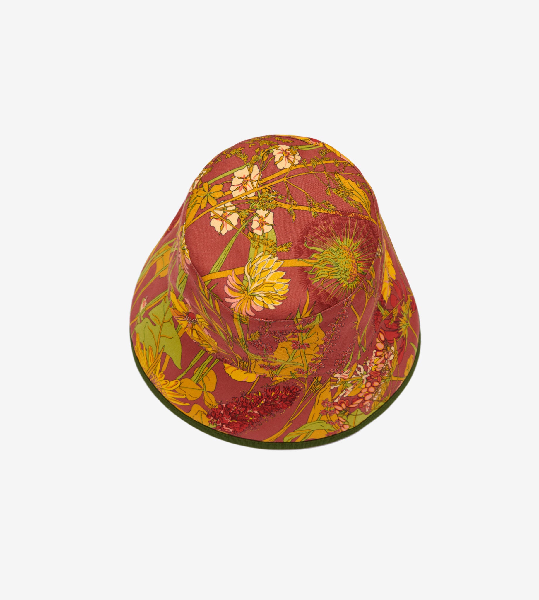 mantero-1902-papavero-bucket-hat-double-face image 2