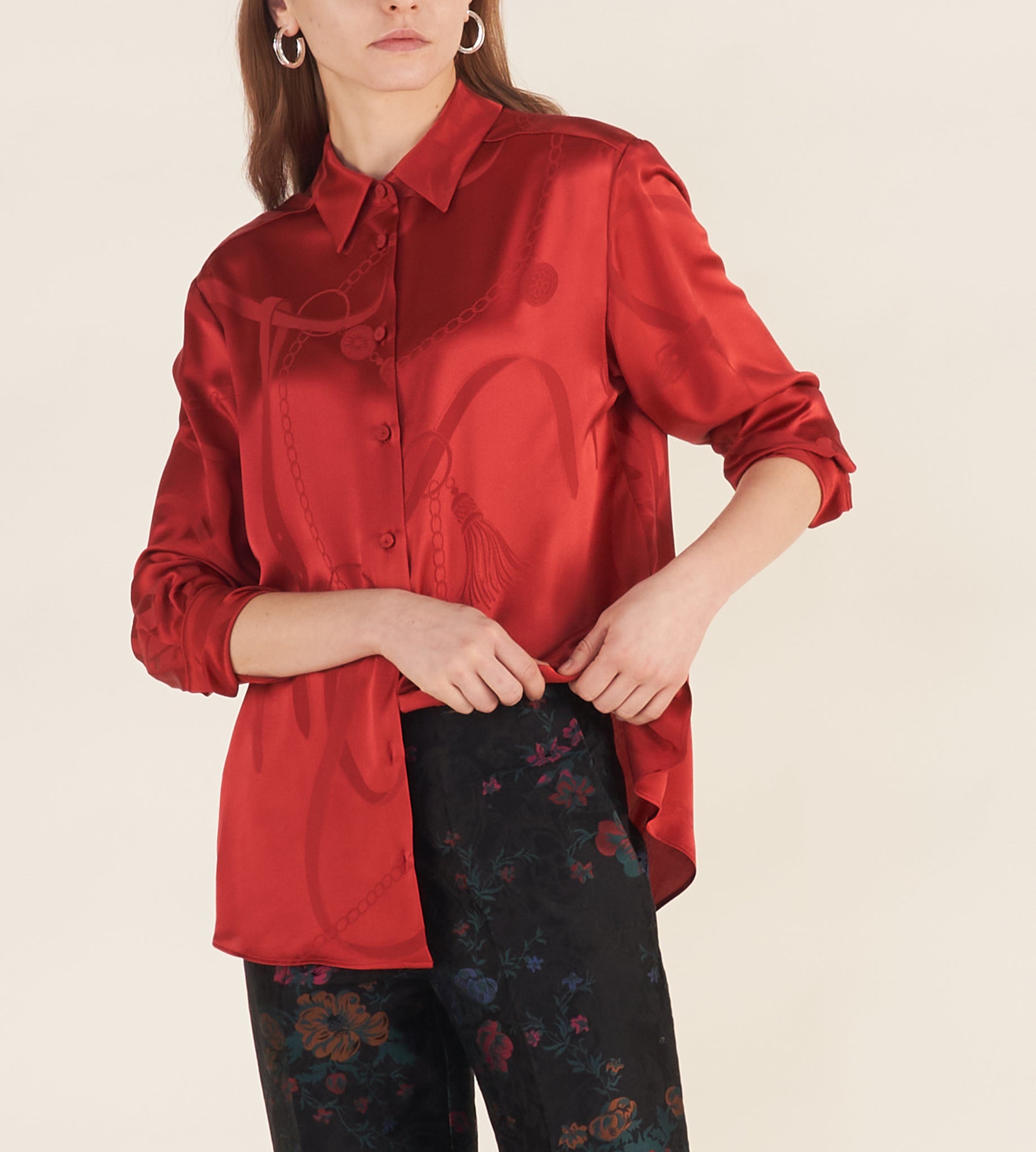 camicia-ava-essential-mantero-1902-cotone-con-bottoni-in-seta-jacquard-made-in-i image 3