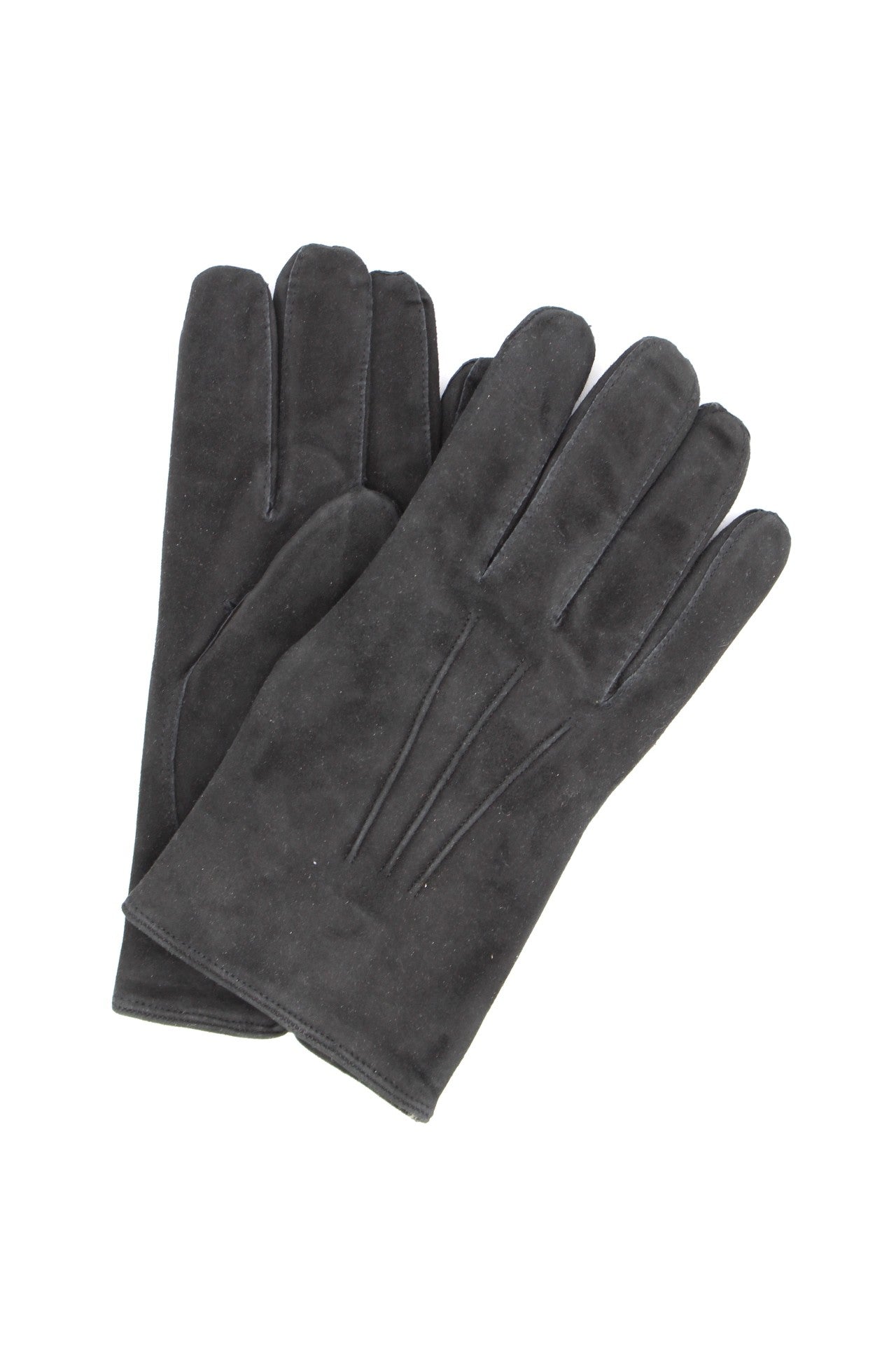 sermoneta-gloves-guanto-uomo-classico-2bt-in-pelle-scamosciata-con-fodera-in-cas image 1
