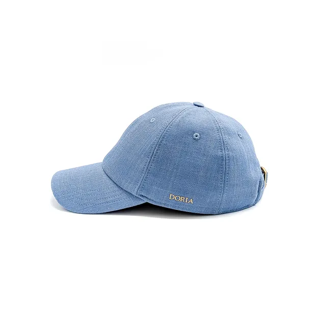 doria-1905-icon-berretto-da-baseball-in-denim-light-indigo image 1