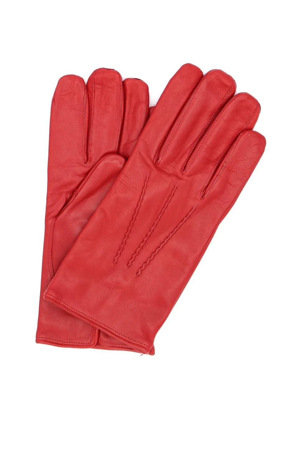 sermoneta-gloves-guanto-classico-in-nappa-con-fodera-in-cashmere-rosso image 1