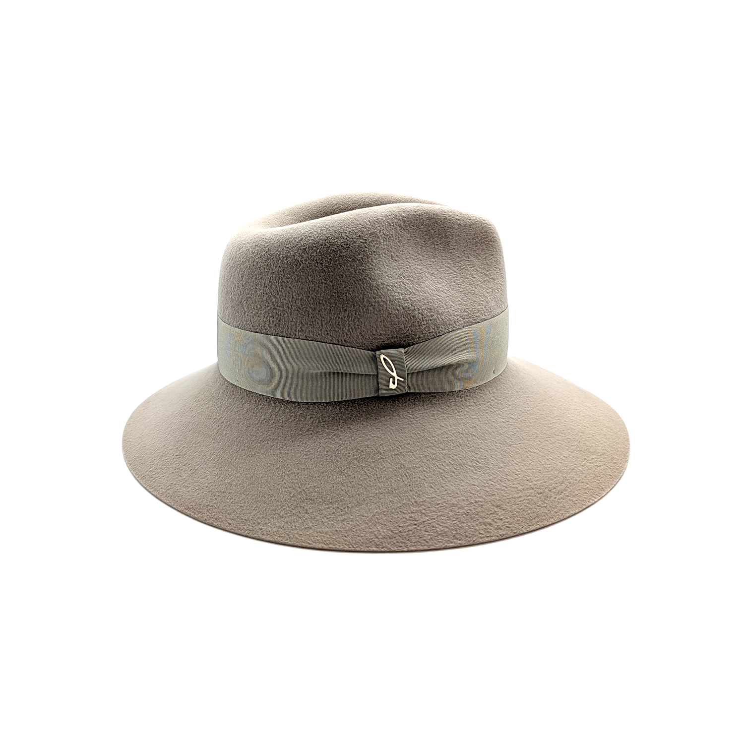 doria-1905-drop-cappello-a-tesa-larga-in-feltro-di-lapin-velour-nocciola image 2