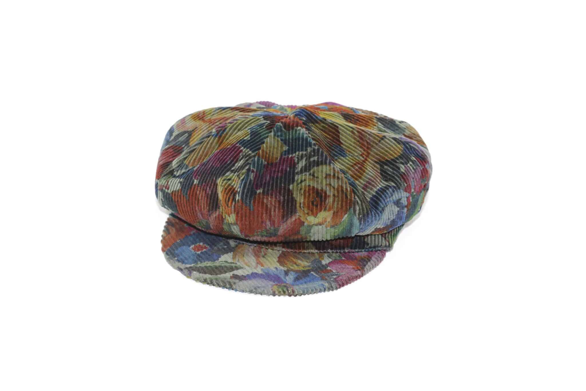 grevi-ross-cappello-in-velluto-con-stampa-floreale image 1