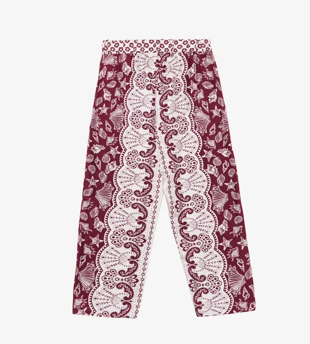 mantero-1902-doris-pantaloni-cropped-sartoriali image 1