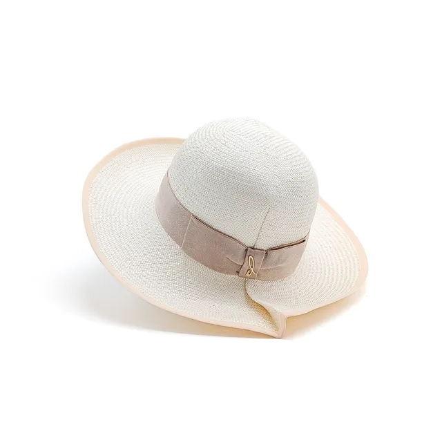 doria-1905-azulina-cappello-cloche-in-papier-giapponese-donna image 1