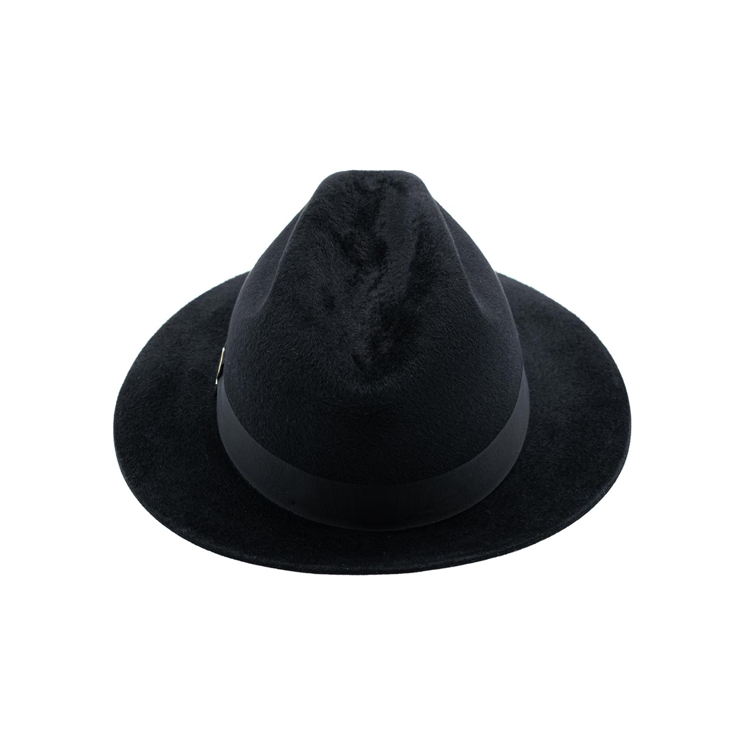 doria-1905-roberto-cappello-fedora-in-feltro-di-lapin-rasato-nero-2 image 4