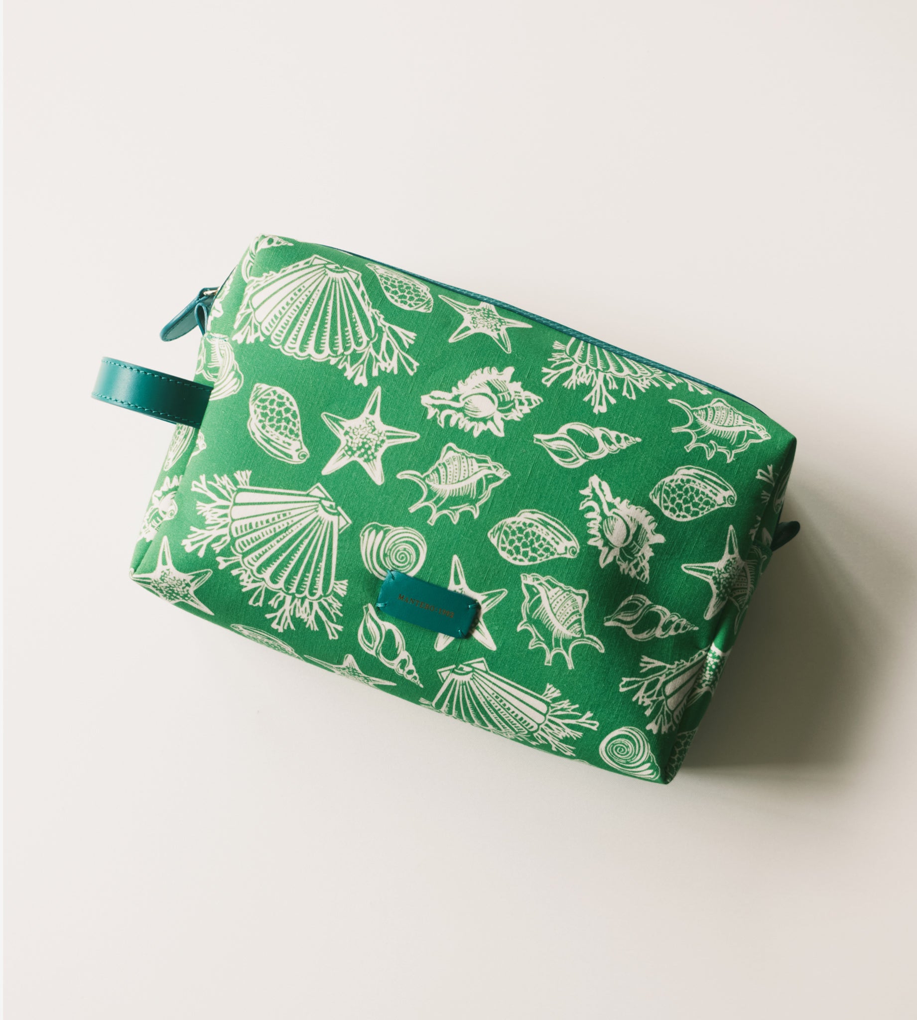 pouch-brenda-mantero-1902-lino-cotone-con-manico-in-pelle-28x22-cm-made-in-italy image 3
