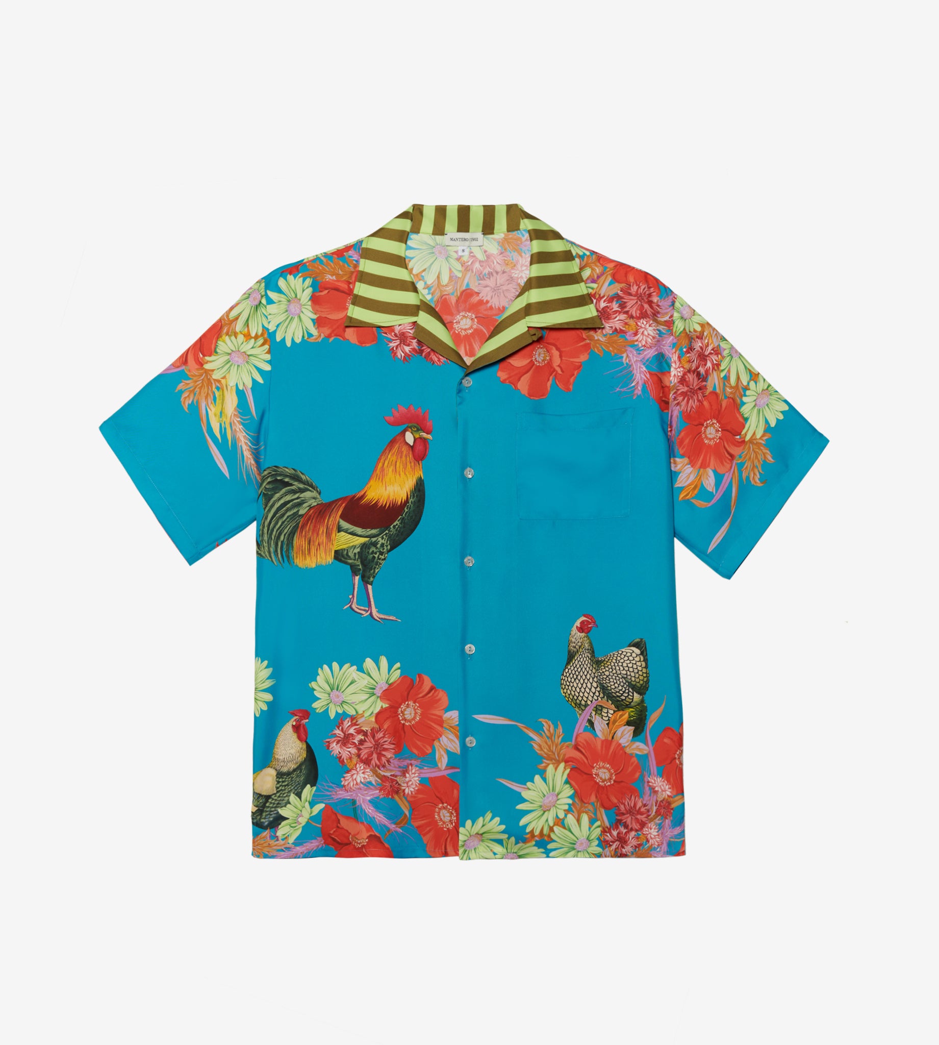 mantero-1902-aloha-camicia-hawaiana-in-seta image 1
