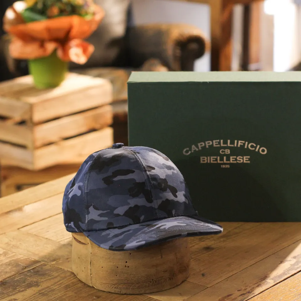 cappellificio-biellese-1935-berretto-da-baseball-blu-militare-sportivo-in-lana image 1