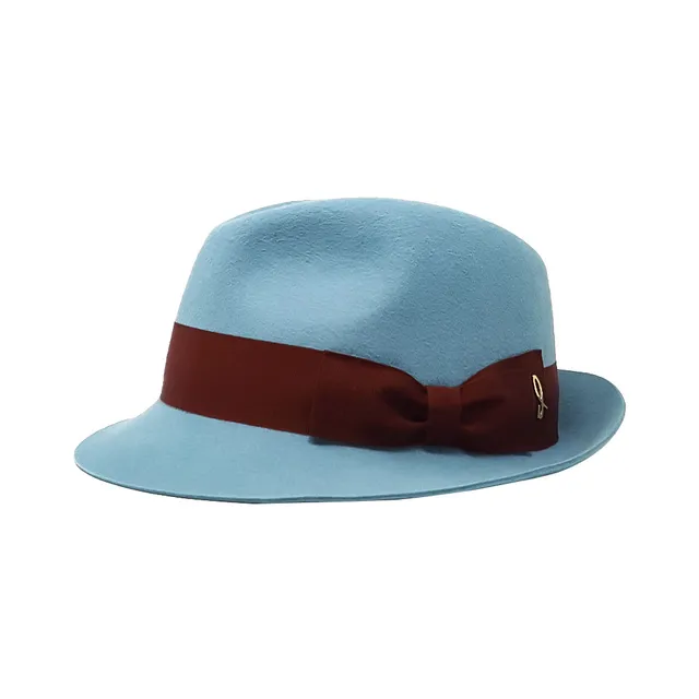 doria-1905-arsenio-cappello-trilby-in-feltro-di-lapin-azzurro image 1