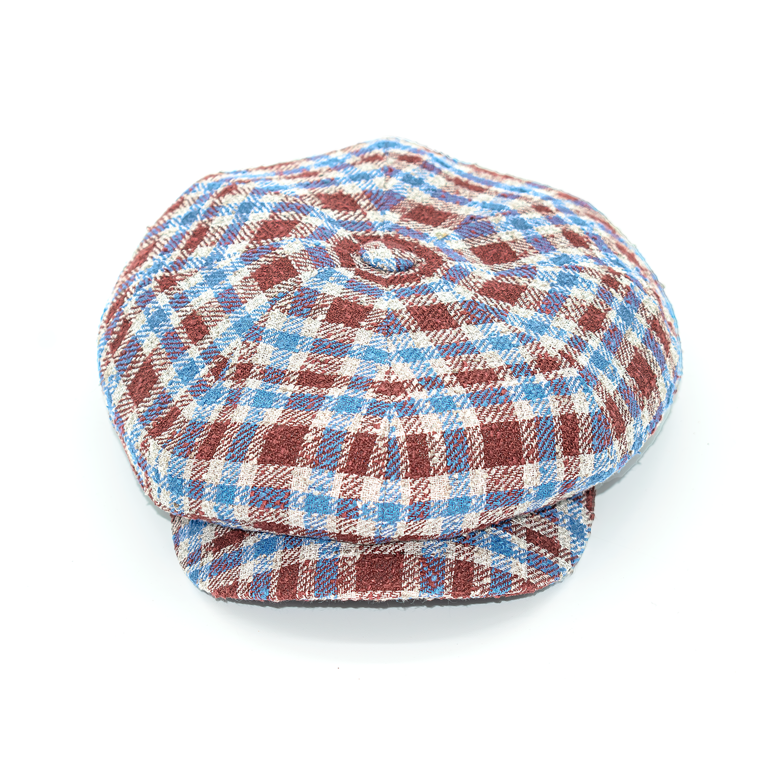 doria-1905-lord-berretto-irlandese-in-lino-tartan-rosso image 2