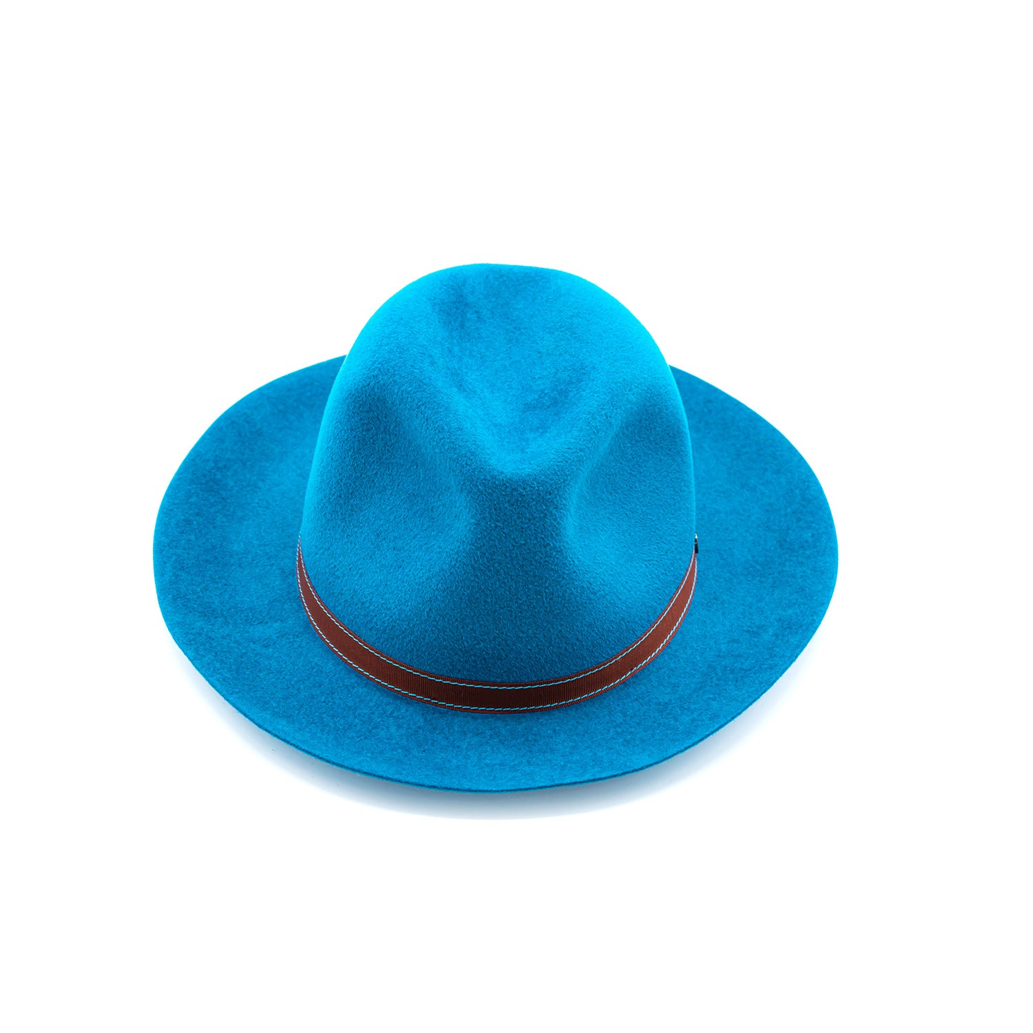 doria-1905-roller-cappello-arrotolabile-in-feltro-lapin-velour-azzurro image 3