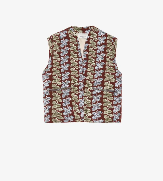 mantero-1902-nora-gilet-trapuntato-donna image 1