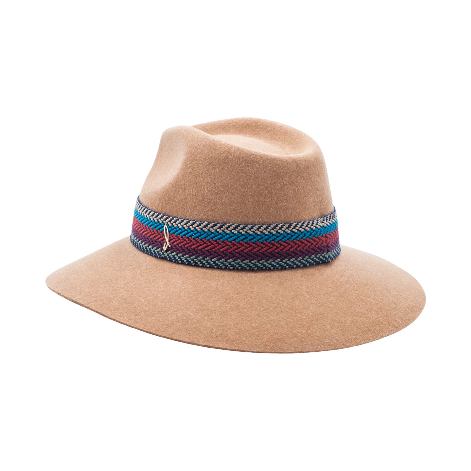 doria-1905-rachel-cappello-a-tesa-larga-in-feltro-di-lana-melange-marrone-cappuc image 3