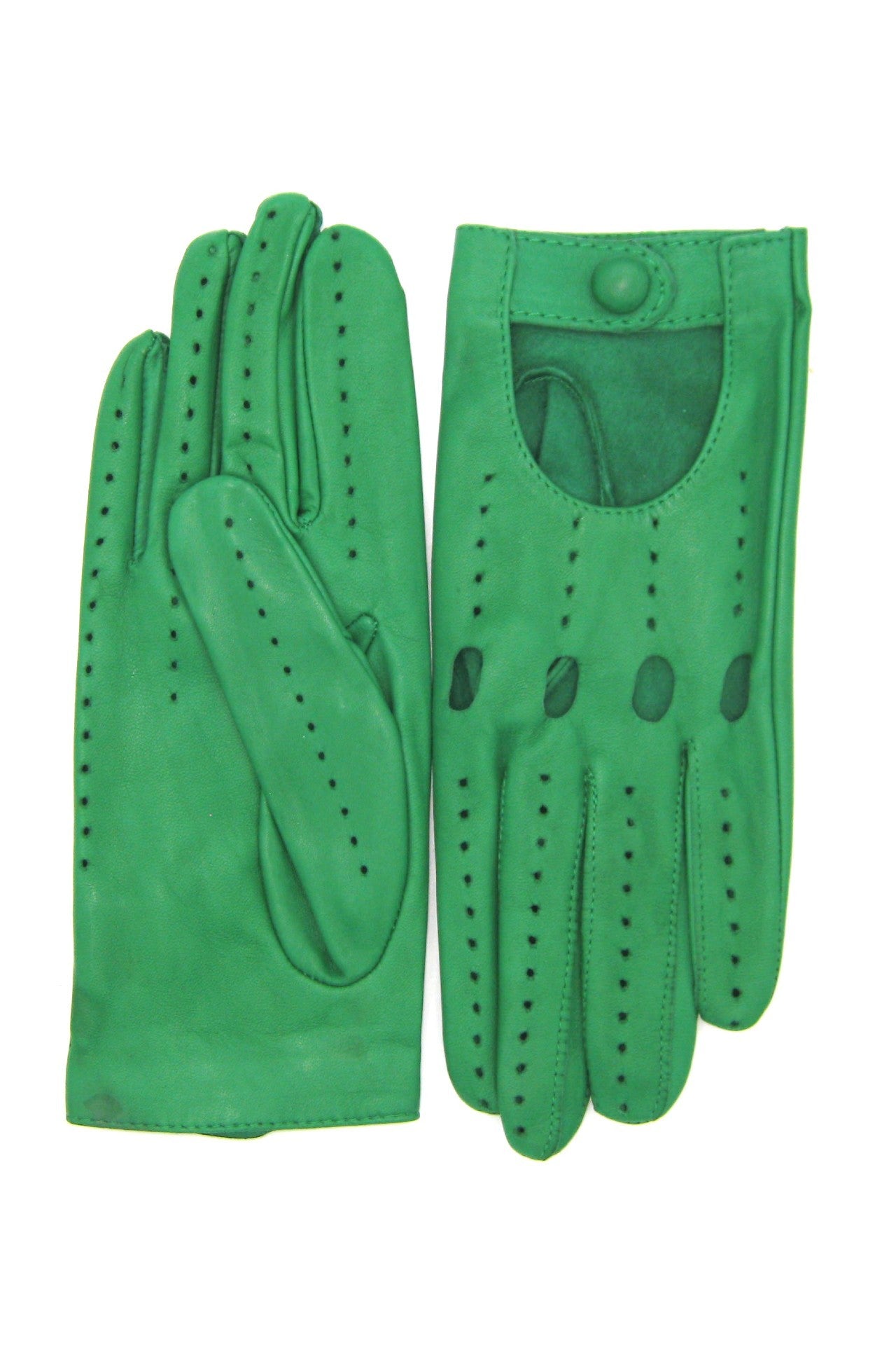 sermoneta-gloves-guanto-da-guida-in-nappa-sfoderato-dita-intere-verde-smeraldo image 2