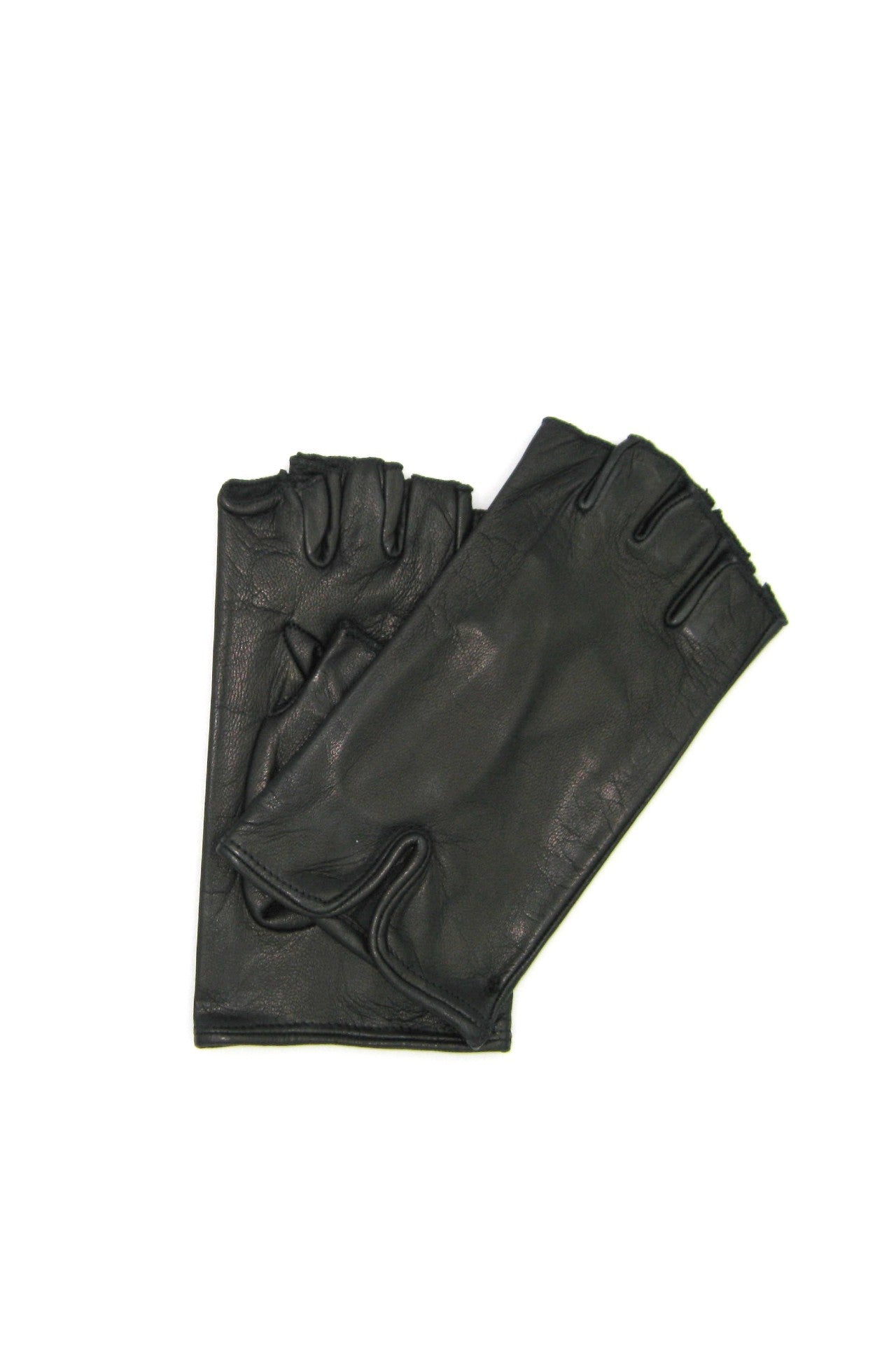sermoneta-gloves-guanto-in-nappa-1-2-dita-foderato-seta-nero image 1