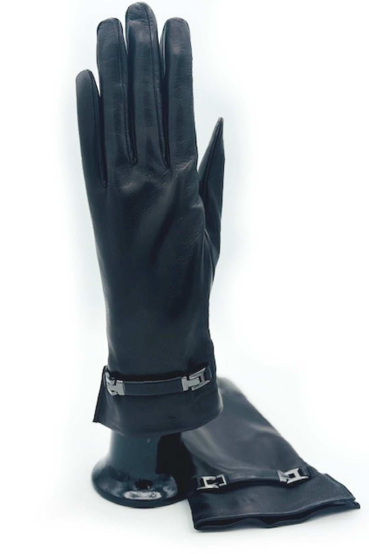 sermoneta-gloves-guanto-in-nappa-con-staffa-al-polso-foderato-cashmere-nero image 4