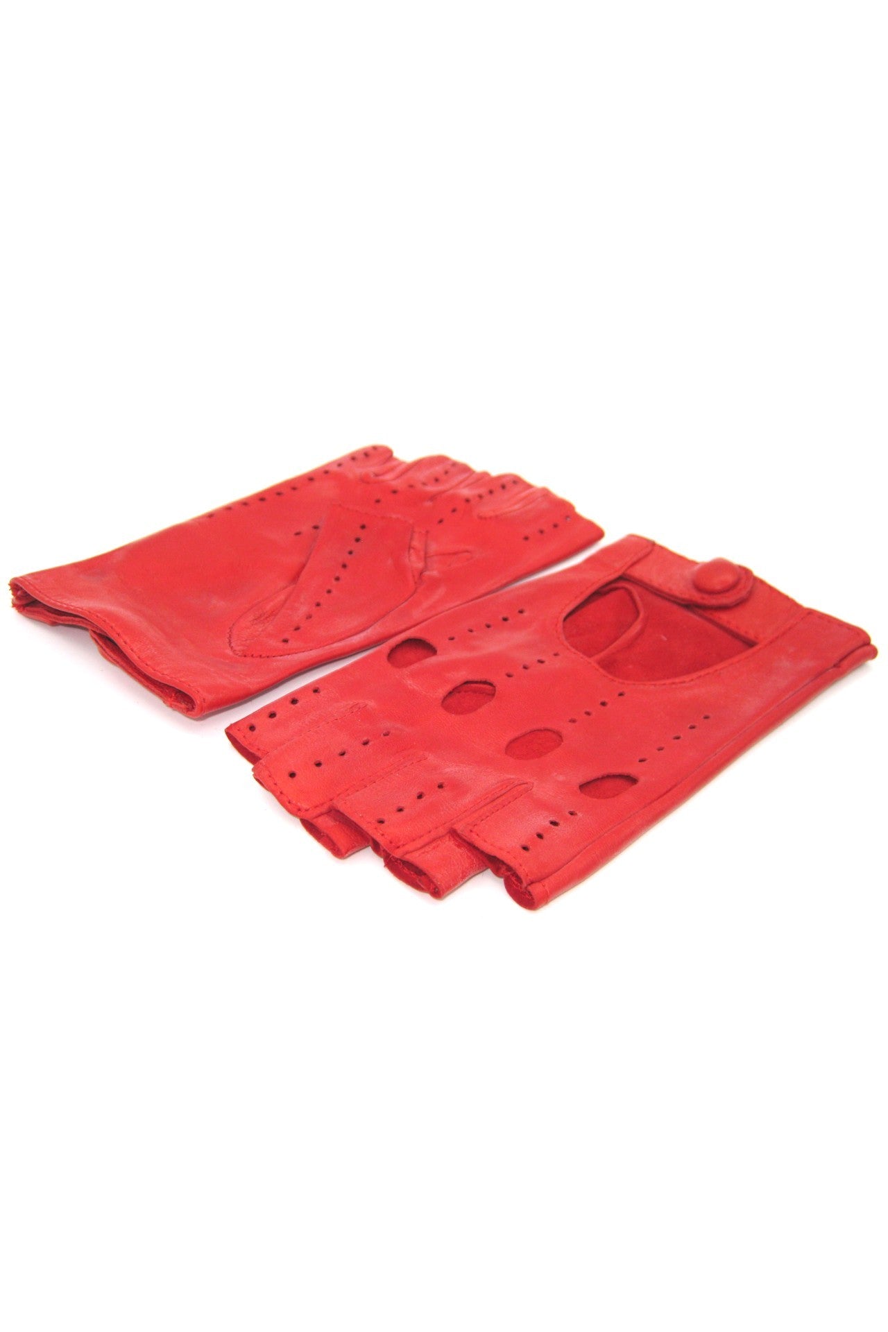 sermoneta-gloves-guanto-da-guida-sfoderato-1-2-dita-in-nappa-rosso image 3