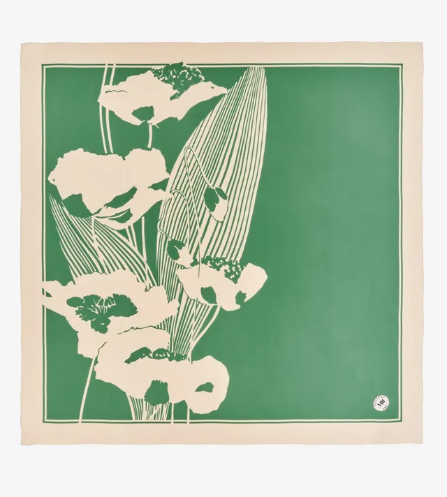 mantero-1902-archivio-n-58-coquelicot-parfum-classic-carr-90x90-cm image 1