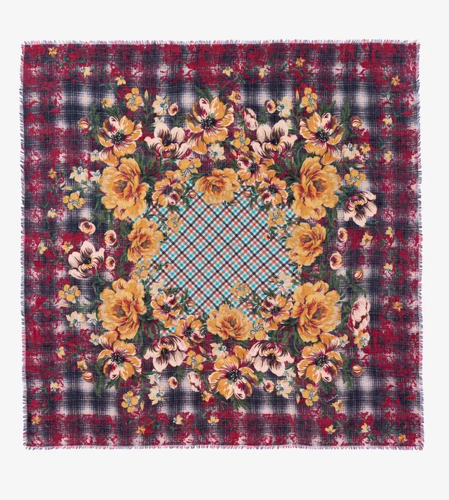 mantero-1902-english-rose-grand-carr-scialle-140x140-cm image 1