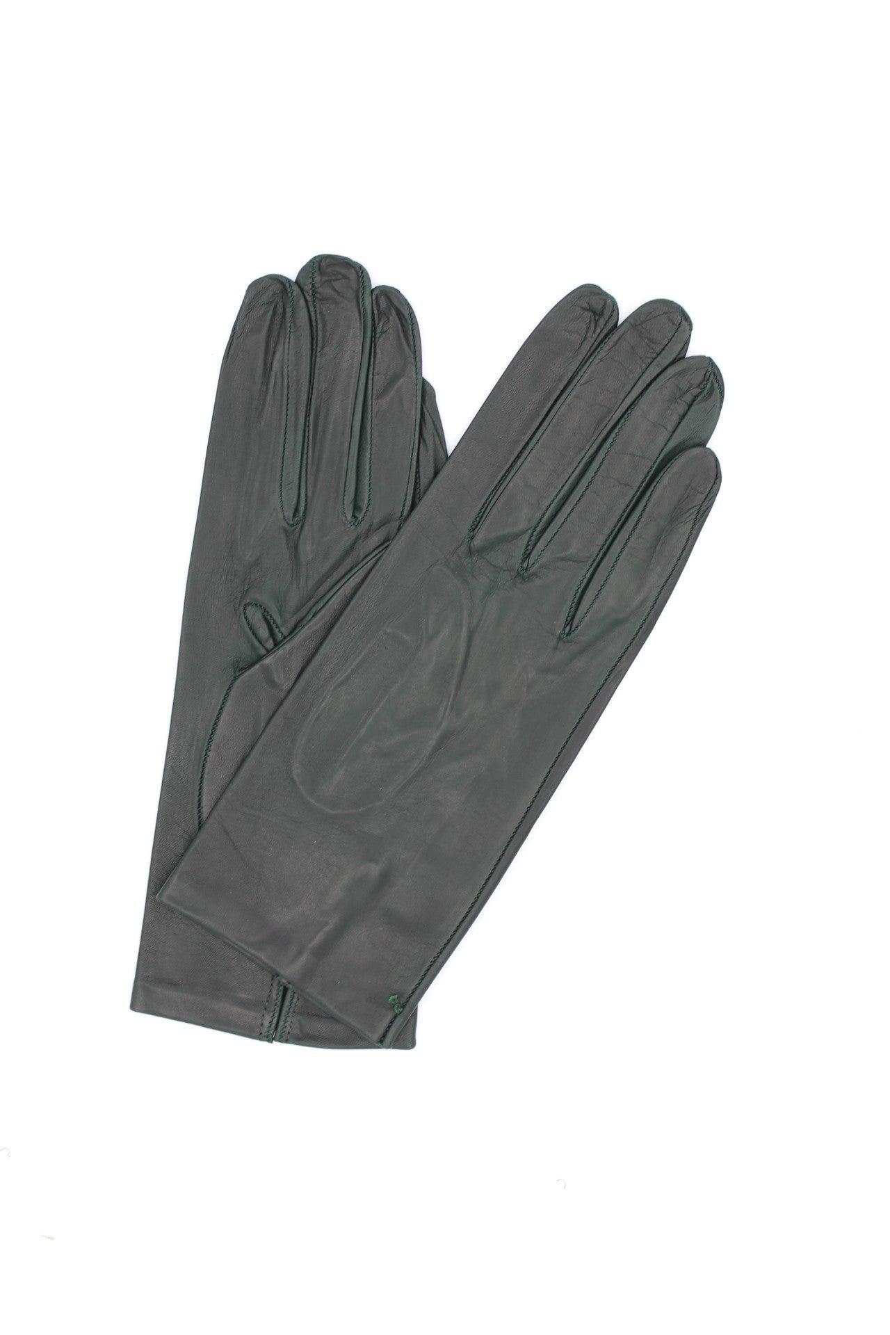 sermoneta-gloves-guanto-classico-in-nappa-sfoderato-verde-scuro image 1